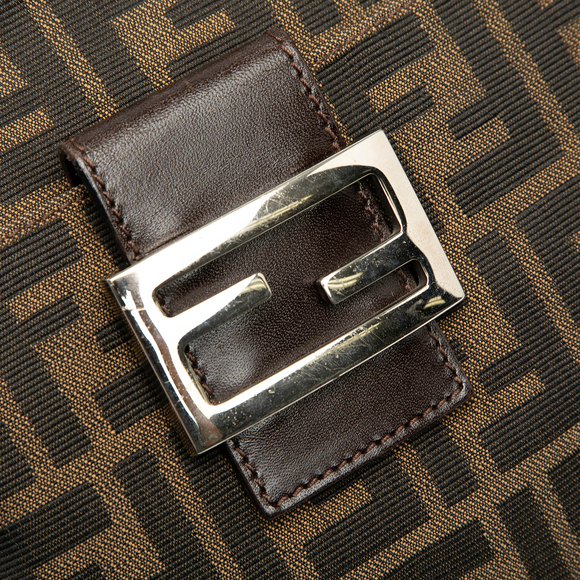 Pre-Loved Fendi Zucca Canvas Shoulder Bag - Picture 7 of 9